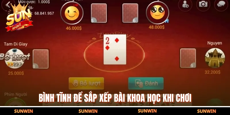 Bình tĩnh để sắp xếp bài khoa học khi chơi